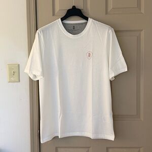 Brunello Cucinelli White T-Shirt with Logo